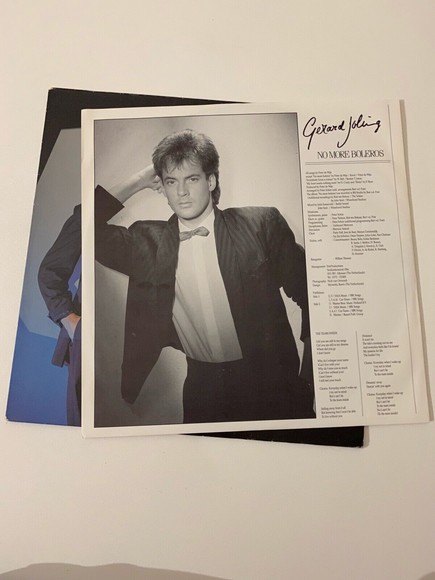 Gerard Joling No More Boleros LP 1989 Mercury Records 838 626-1 VG+ Netherlands - Picture 4 of 9